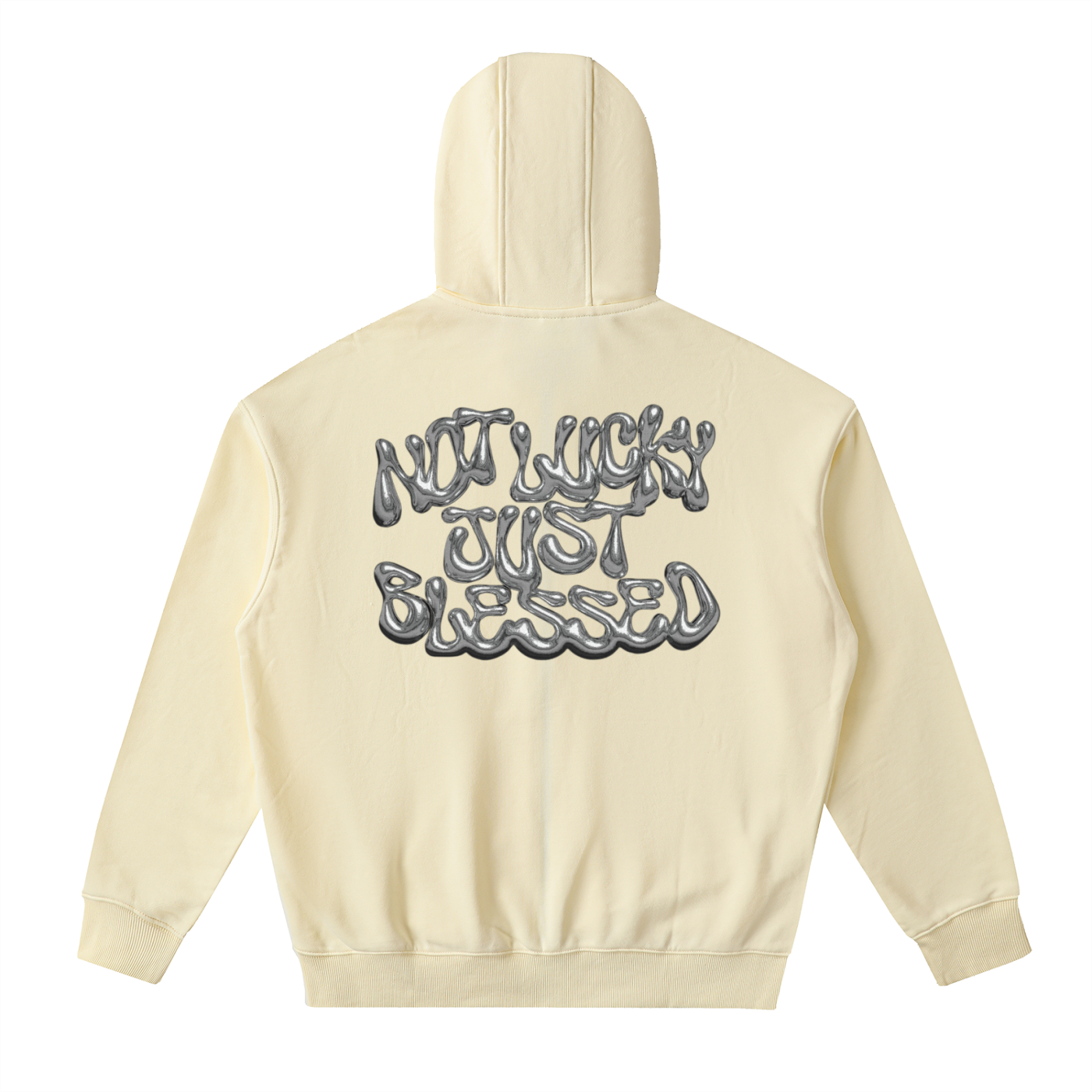 Drop-Shoulder Zip Up Hoodie